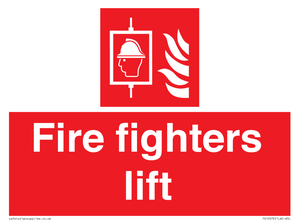 Fire fighters lift